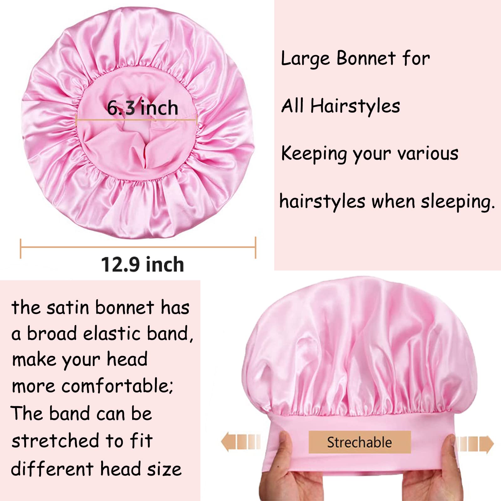 PHILIGHTS satin bonnet uso multi, ideal para rostro y baño.