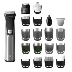 Philips Multi Groomer para rostro y cuerpo, kit de 23 piezas, uso versátil y preciso