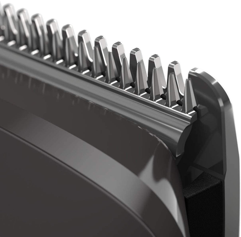 Philips Multi Groomer 8000, agarre de goma para control seguro.