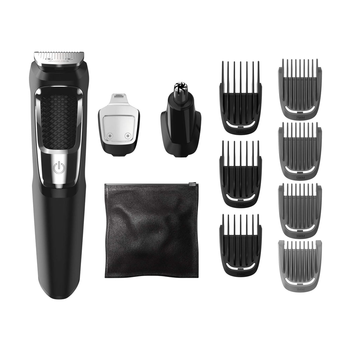 Philips Norelco Multigroom 3000 con conjunto de 13 piezas para rostro y cabello
