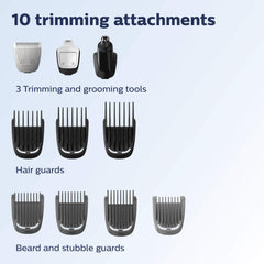 Philips Norelco Multigroom 3000 motor reforzado para rendimiento estable