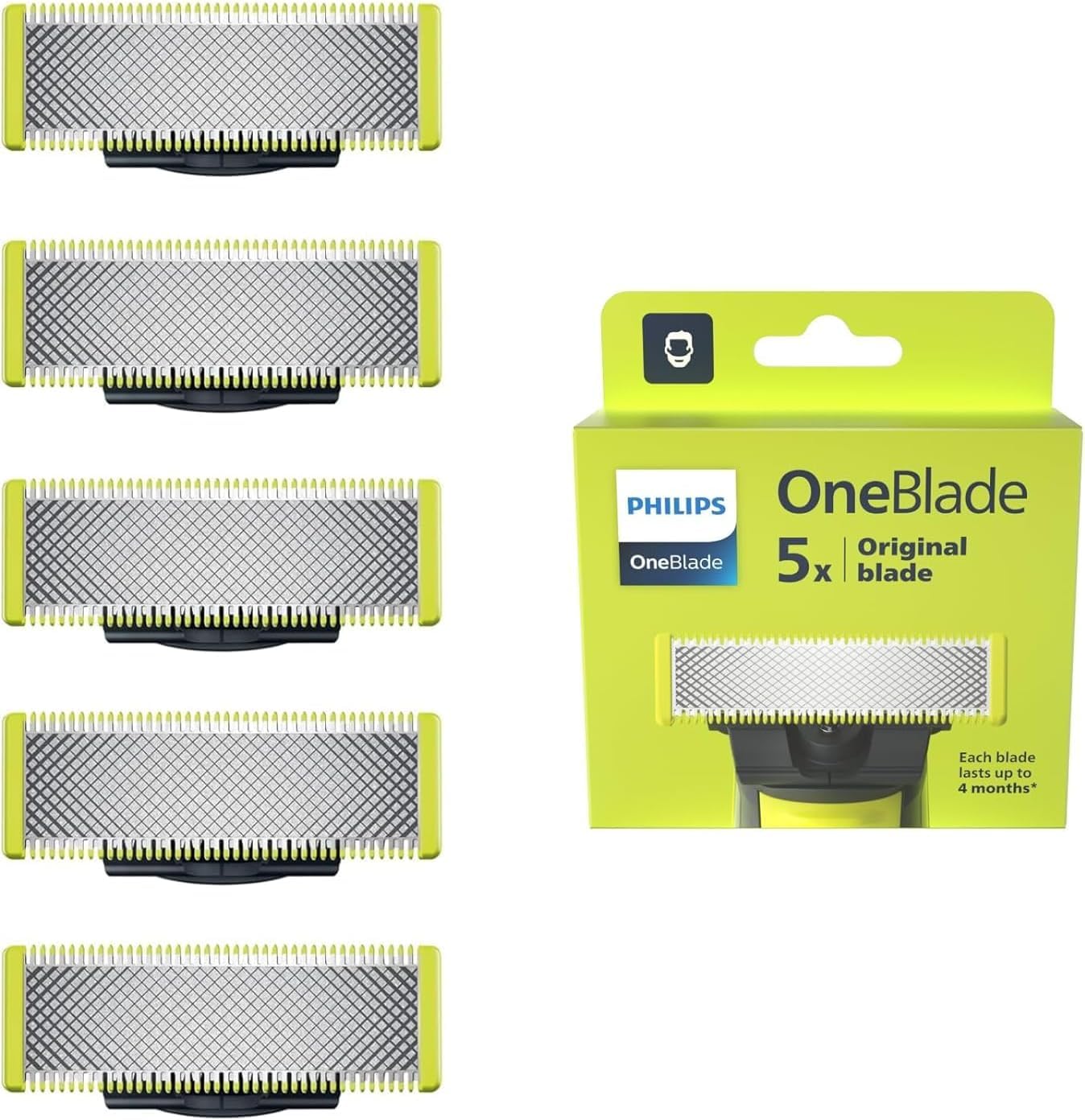 Philips OneBlade: cuchillas de acero inoxidable para un afeitado cómodo y preciso