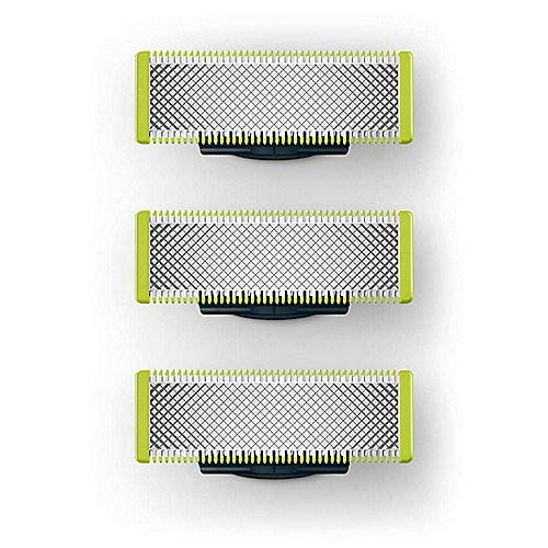 Paquete de tres hojas OneBlade para afeitados continuos sin interrupciones