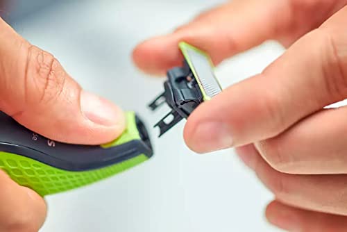 Philips OneBlade corte rápido a 200 veces por segundo para mayor eficiencia.