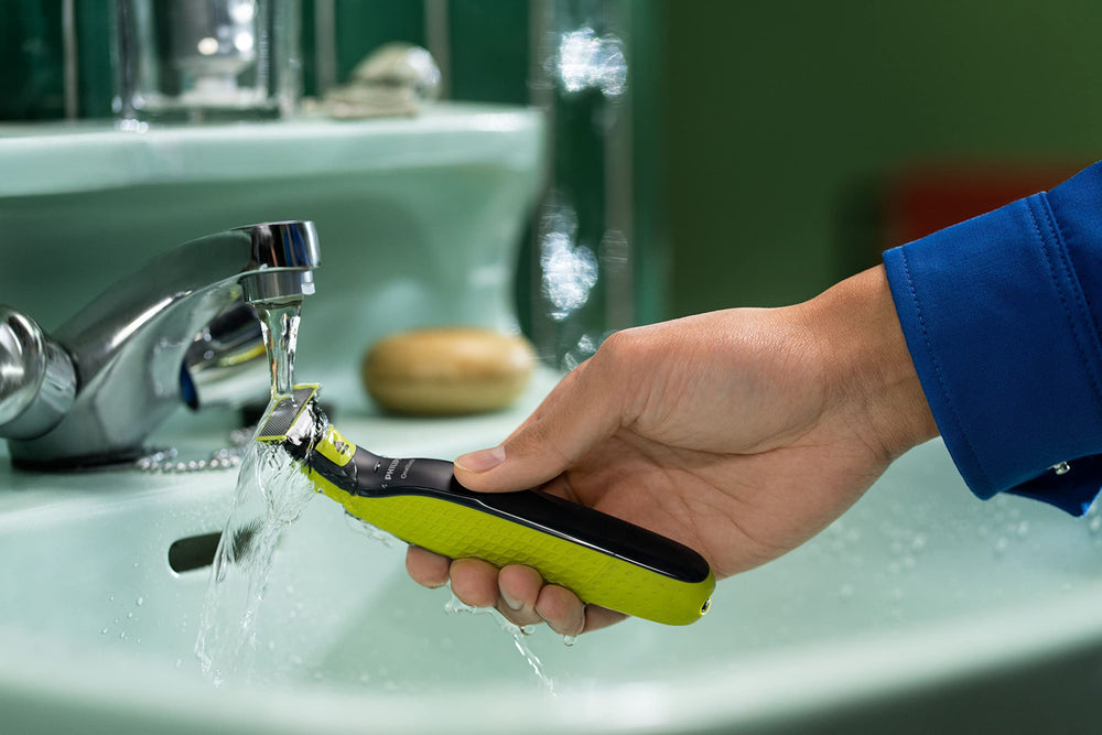 Hojas Philips OneBlade para uso facial y corporal, versatilidad.