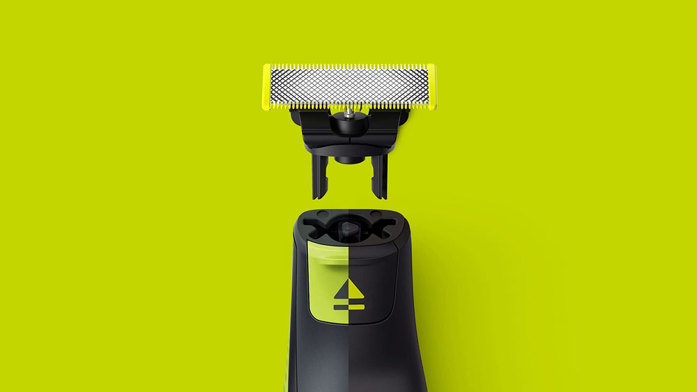 Hojas de repuesto Philips OneBlade, instalación simple y segura.