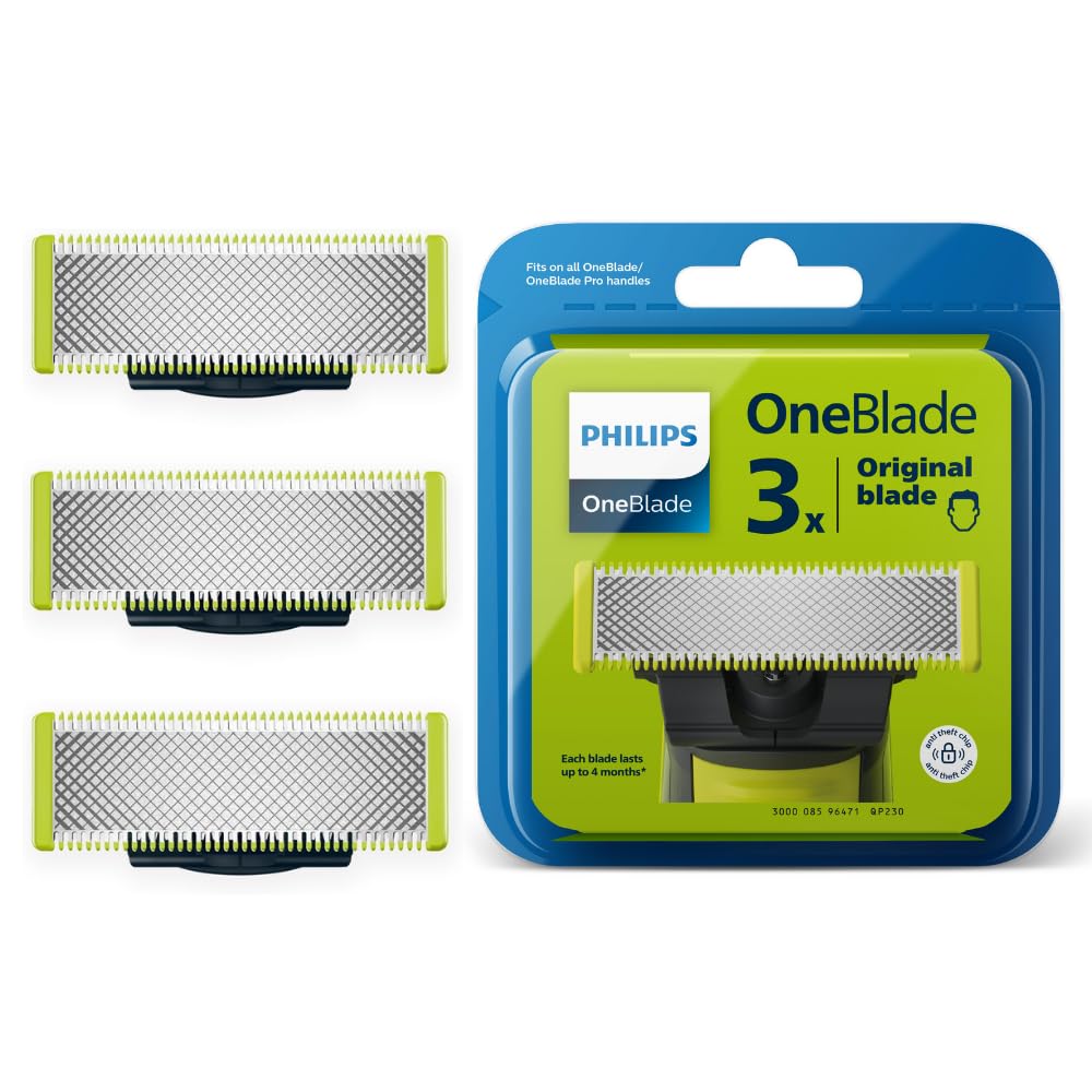 Philips OneBlade con hojas de repuesto para QP230/50, ideales para recorte y afeitado.