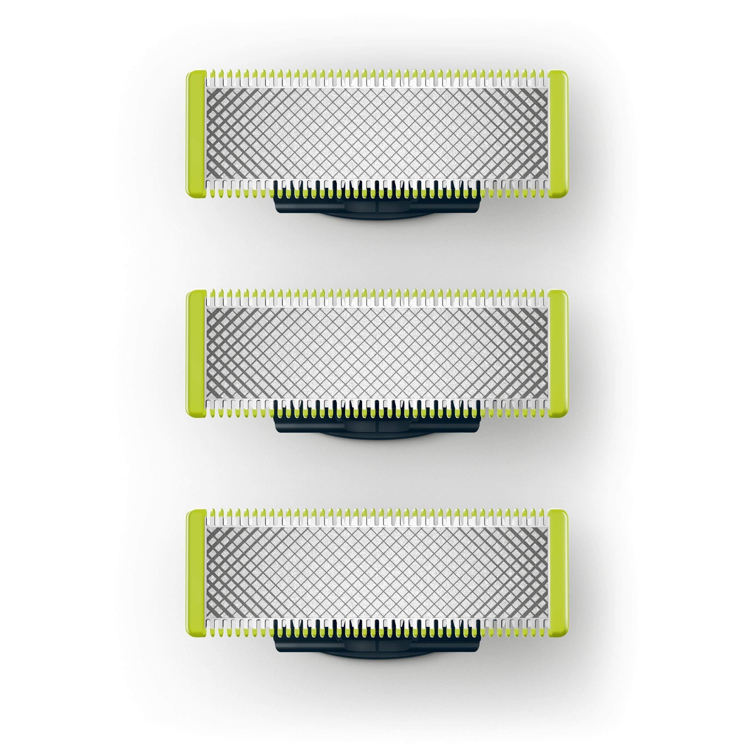 Philips OneBlade: hojas de repuesto para rostro y cuerpo, duración hasta 8 meses