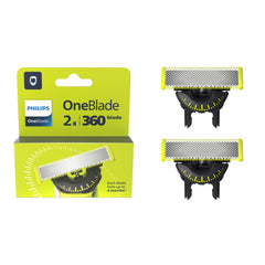 Philips OneBlade X2-360, cuchilla de doble vía para afeitado cómodo.