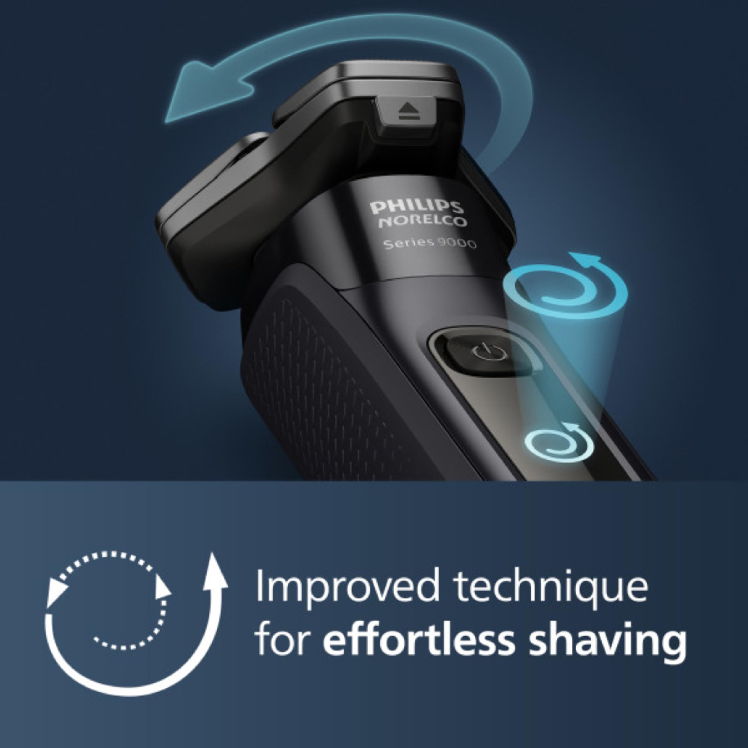 Philips Serie 9000 afeitado cercano con 150,000 movimientos por minuto