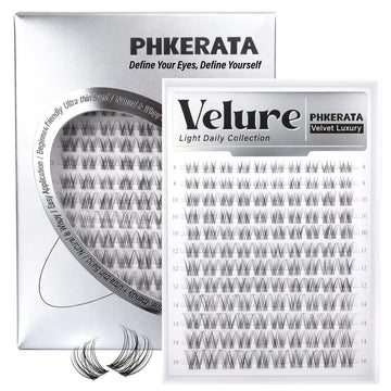 PHKERATA Velure Racimos de Pestañas textura delicada para apariencia natural