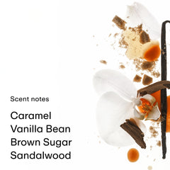 PHLUR Caramel Skin: etiqueta legible que destaca la transparencia de ingredientes.