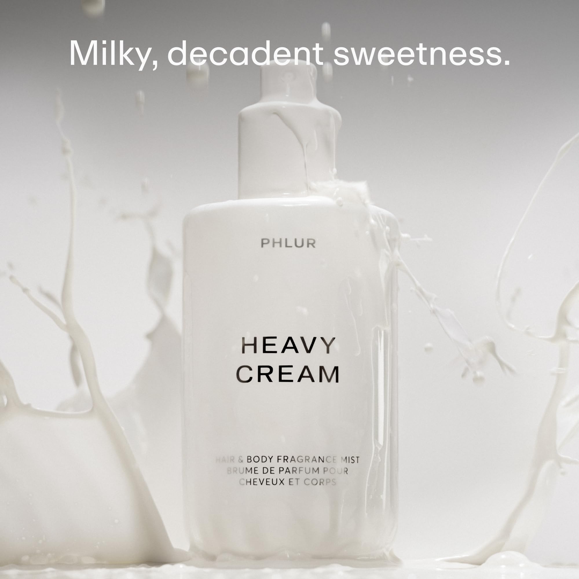PHLUR crema pesada, aplicación suave en cabello y piel.