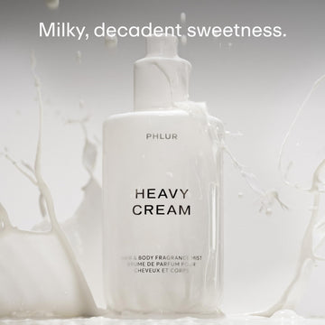 PHLUR crema pesada, aplicación suave en cabello y piel.