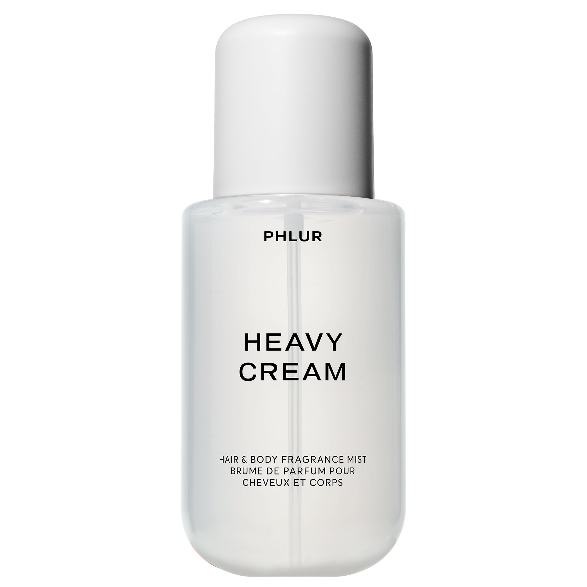 PHLUR crema pesada, botella 8oz, bruma versátil para cabello y piel.