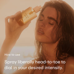 Notas de fragancia de PHLUR Peach Skin Body Mist: durazno y ciruela.