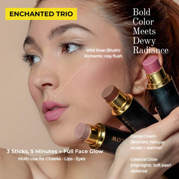 Phoenix Beauty rubor rosa salvaje ofrece aspecto natural y duradero