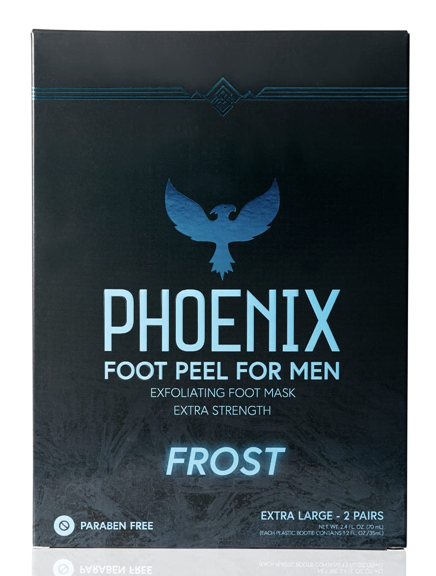 Phoenix Foot Peel, exfoliación de talones, suaviza piel áspera.