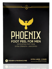 Phoenix Foot Peel muestra etiqueta sin fragancia para piel sensible.