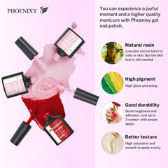 Phoenixy capa superior brillo 7 ml acabado duradero para uñas