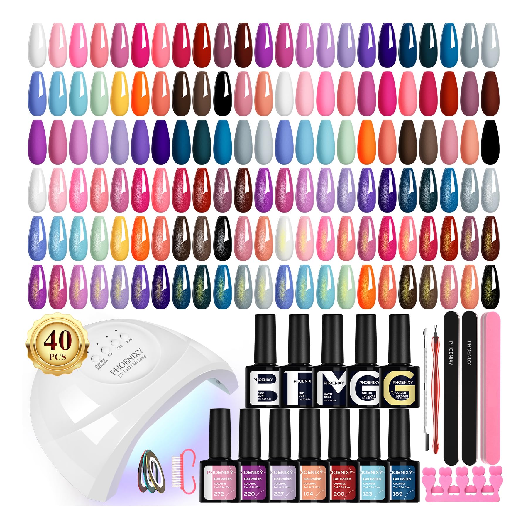 Phoenixy-kit-luz-uv-48w, ideal para manicura en casa.