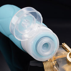 PHOVSUV botellas de viaje 90ml, silicona de alta calidad segura para cosméticos