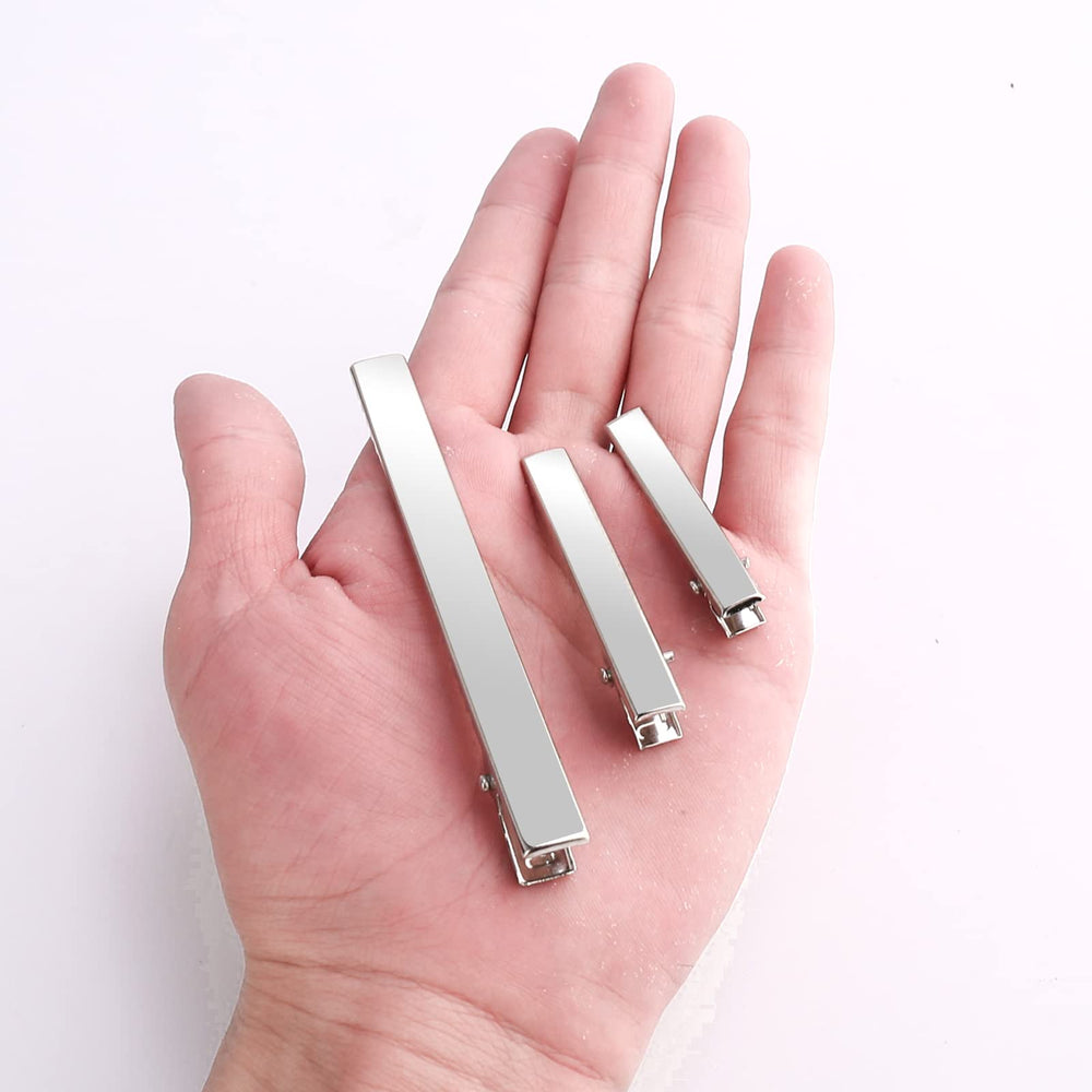 PHSZZ clips alligator de 1,77 pulgadas diseño antideslizante para cabello fino.