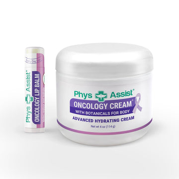 PhysAssist crema oncología en tubo cuatro-onzas, hidratación suave para piel sensible