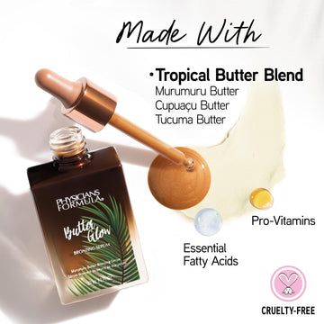 Brillo sutil de Butter Glow Serum para un acabado luminoso
