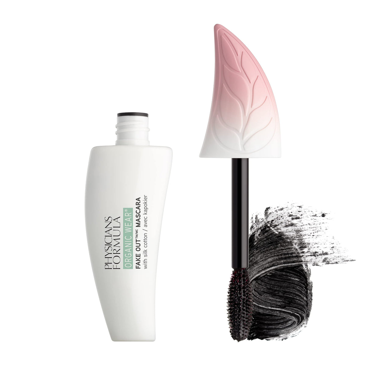 Mascara Physicians Formula Organic Wear con pincel eco-amigable para aplicación suave