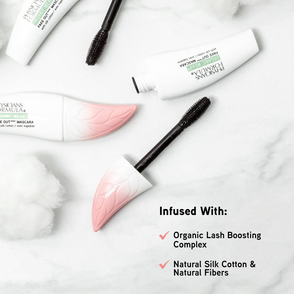 Rizo y definición visibles con Physicians Formula Organic Wear Lash Boosting