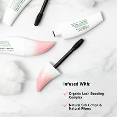 Rizo y definición visibles con Physicians Formula Organic Wear Lash Boosting