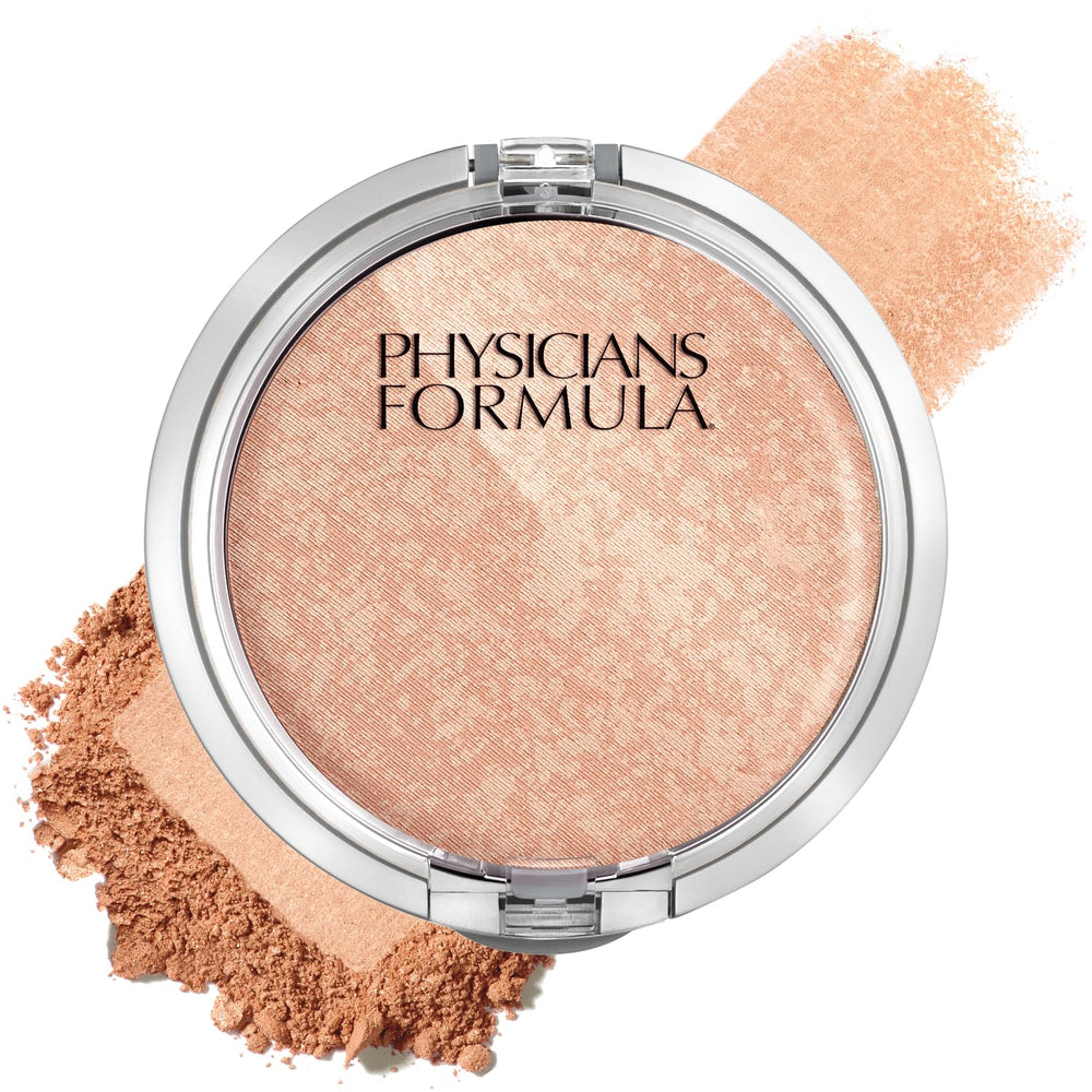 Polvo mineral sin talco de Physicians Formula, cobertura ligera para piel sensible.