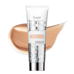 Muestra el empaque con dosificador de Physicians Formula Super BB Cream para una aplicación limpia.