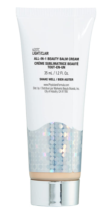 Prueba de tono de Physicians Formula Super BB Cream para comparar colores.