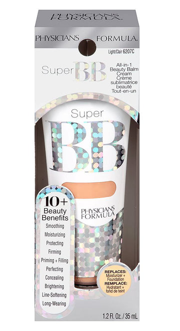 Textura ligera de Physicians Formula Super BB Cream para un acabado natural.