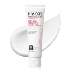PHYSIOGEL: envase de crema para reducción de enrojecimiento, uso diario.