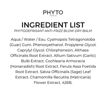 PHYTO Phytodefrisant: formulation vegan et sans silicone pour une routine douce.