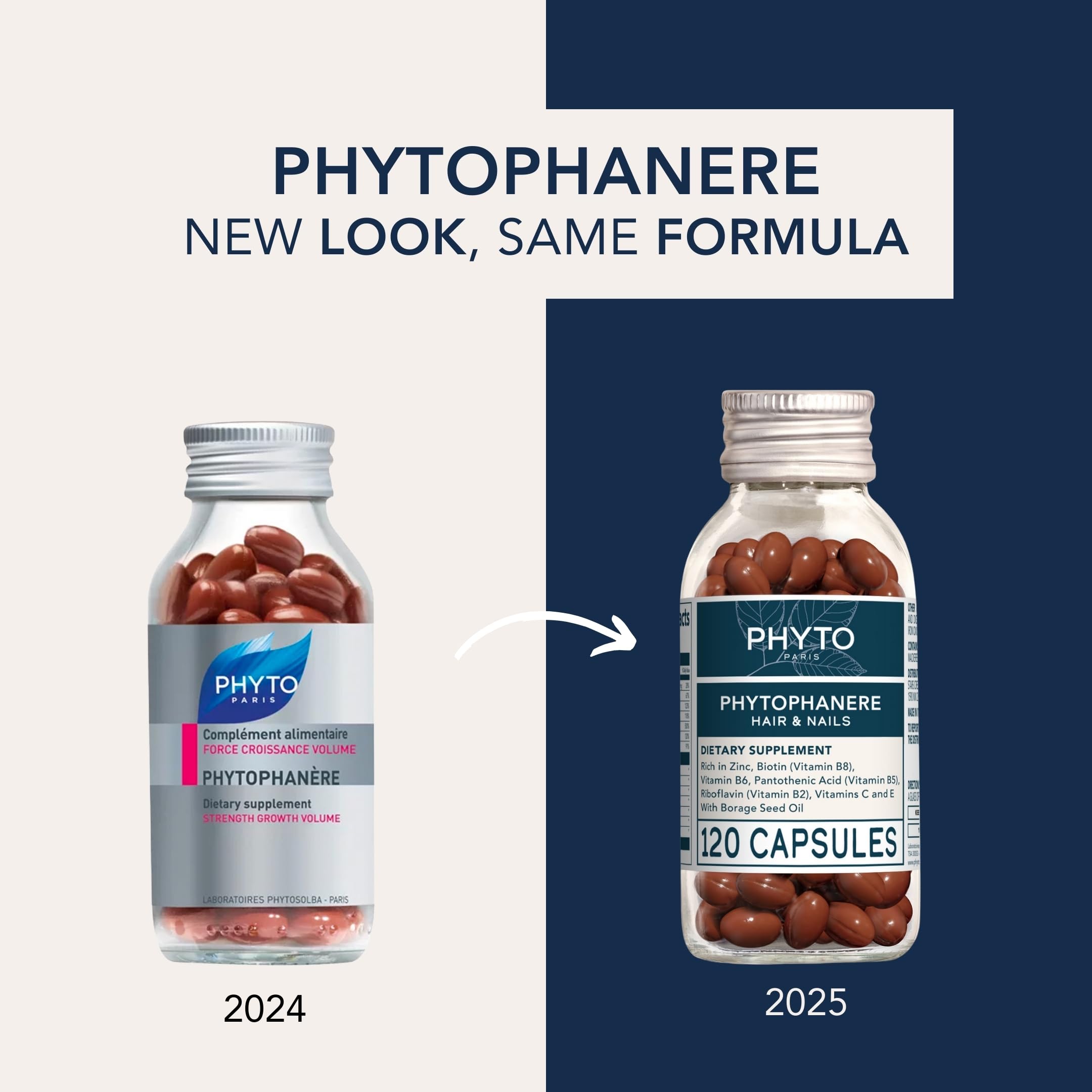 PHYTO Phytophanère: dosis diaria para cabello y uñas más saludables.