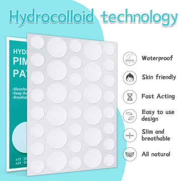 Parche PICcircuit que absorbe pus para una zona afectada.