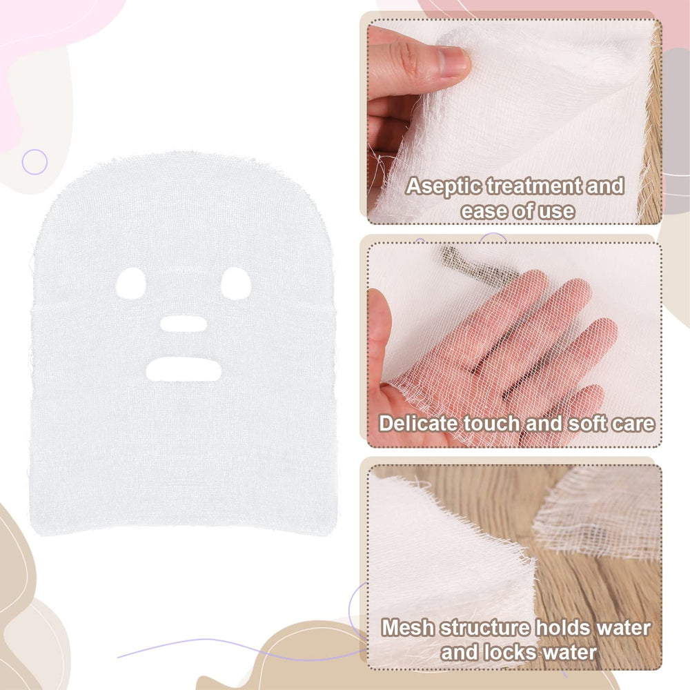 Gasa facial Picidae textura suave para aplicar cosméticos.