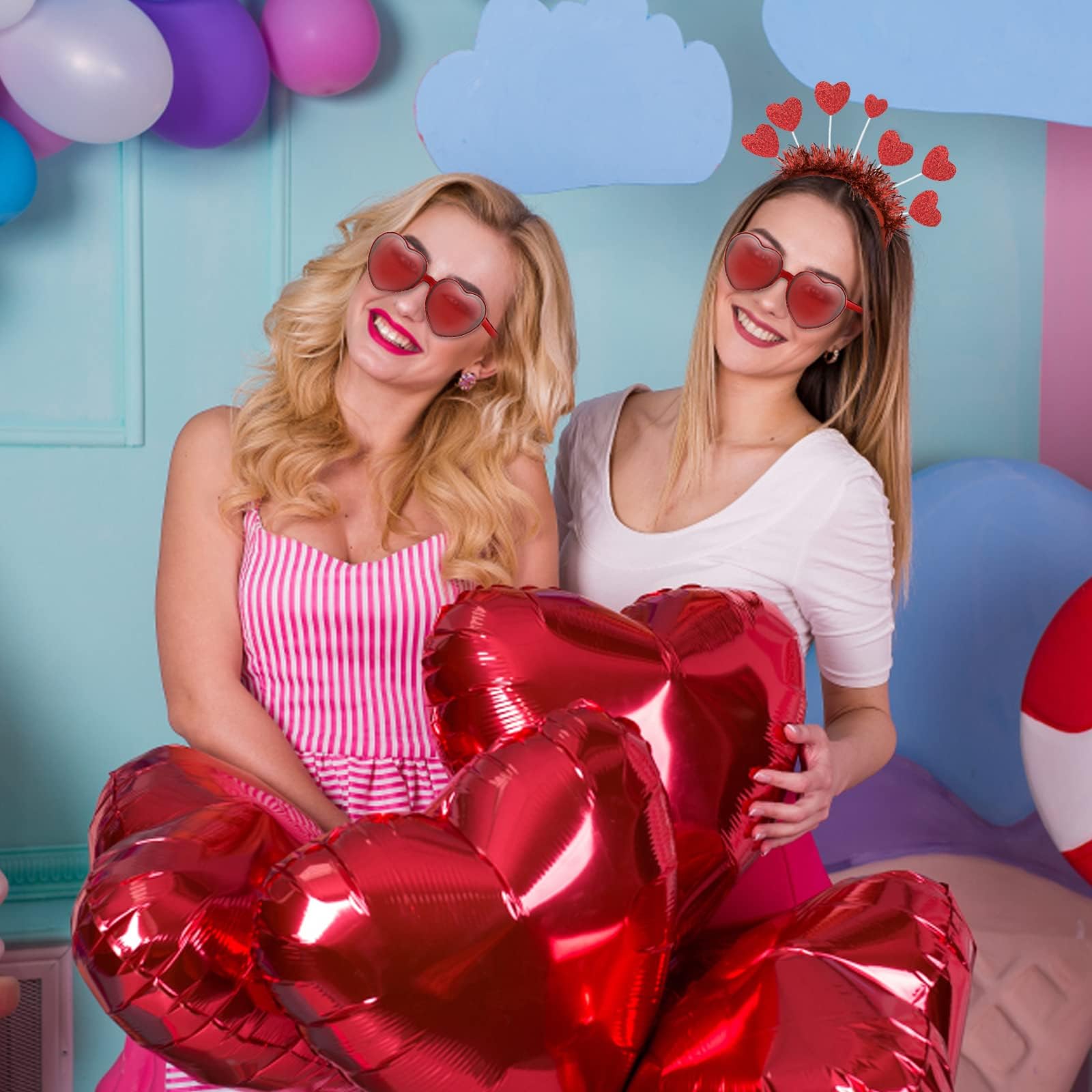 Conjunto Pick Valley para fiestas, accesorio corazón para ocasiones especiales