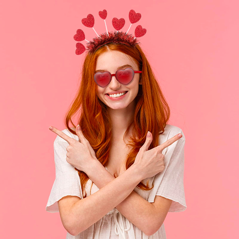 Pick Valley gafas corazón redondas, diseño festivo para la ocasión