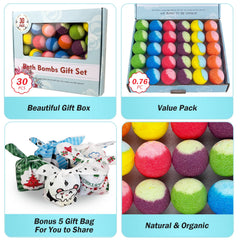 PickMora bombas de baño con 6 aromas distintos perfuman el baño