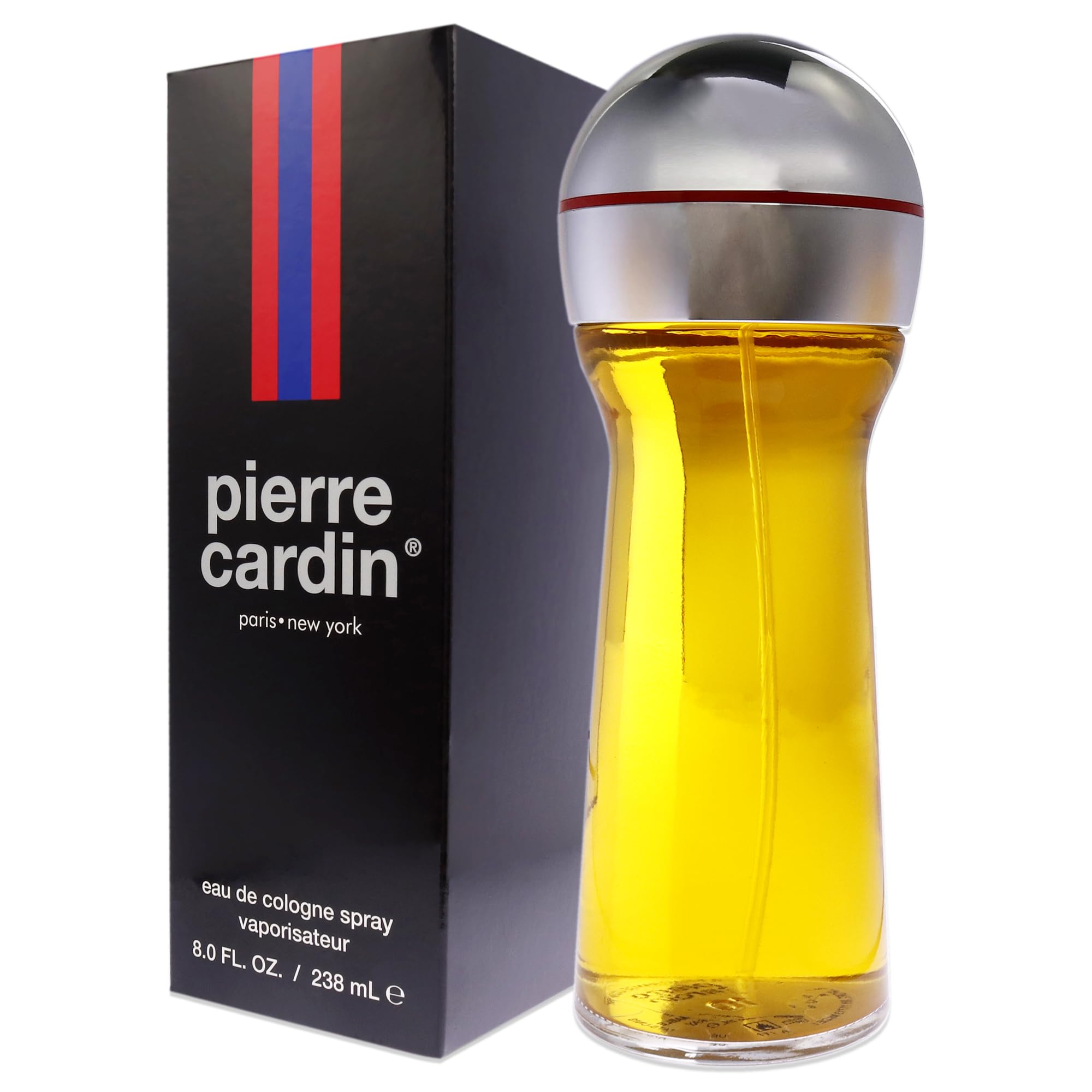 Pierre Cardin applying perfume to skin for lingering aroma.