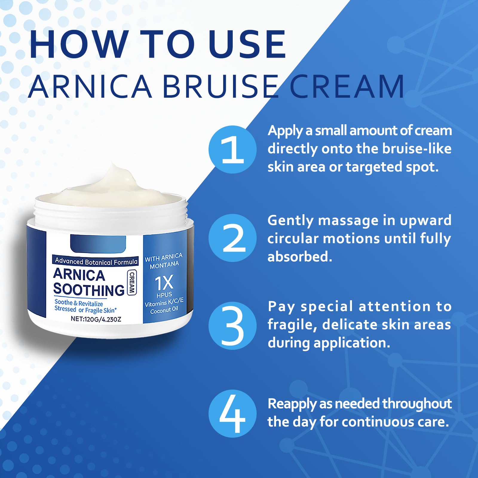 PIFLAT Arnica crema con coco y manteca de karité, hidratación de larga duración.