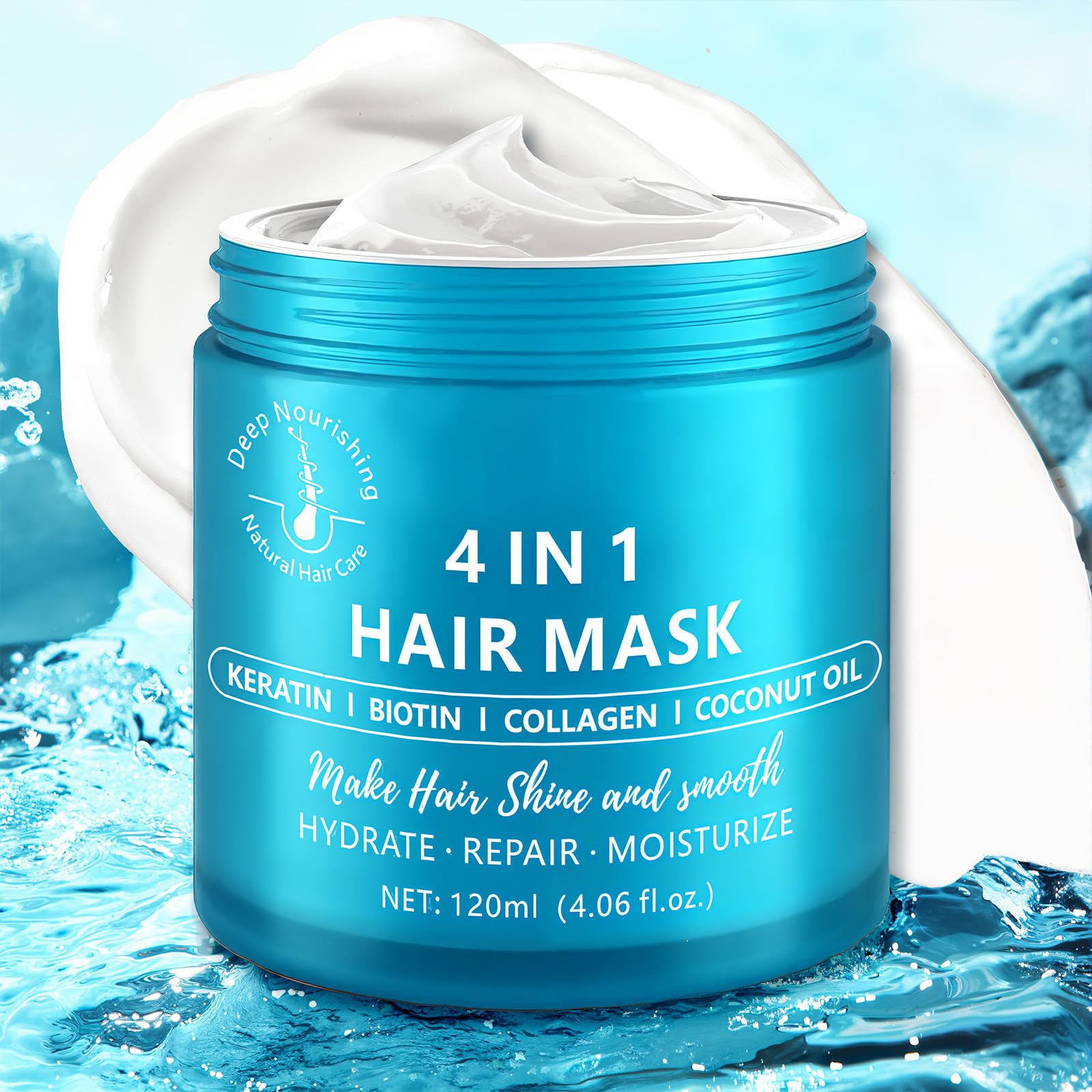 PIFLAT Mascarilla uso diario para cabello teñido, protege color y suaviza.
