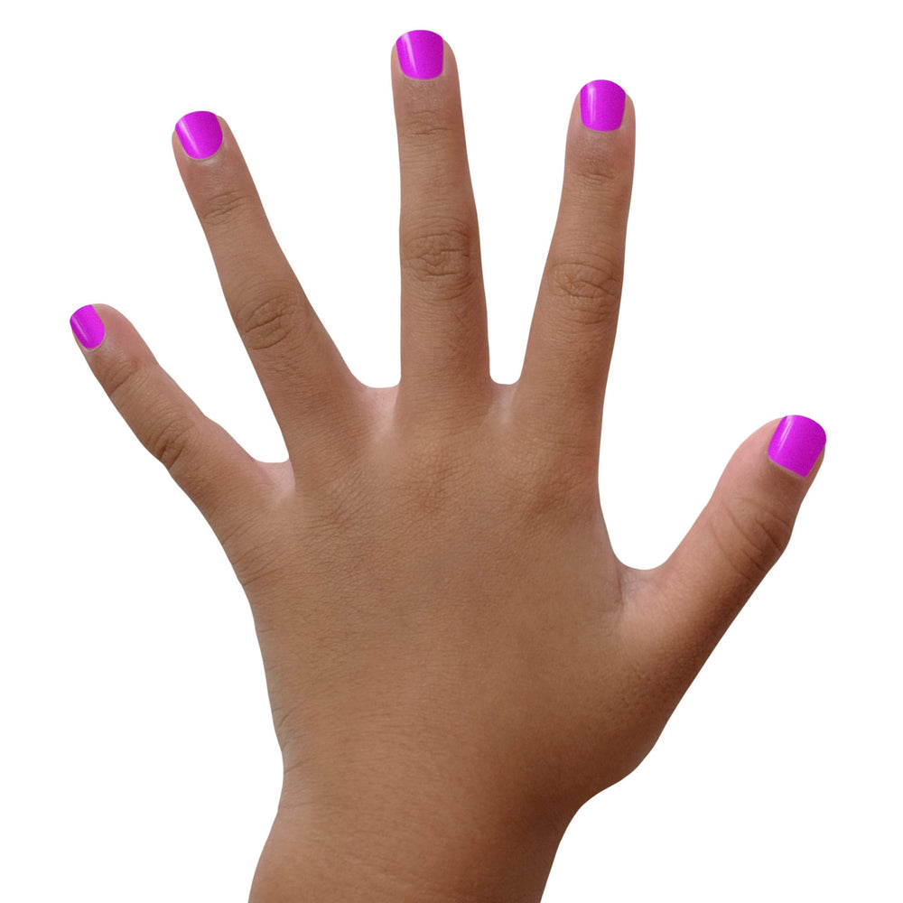 Piggy Paint Groovy Grape, aplicación fácil para uñas seguras de niños.