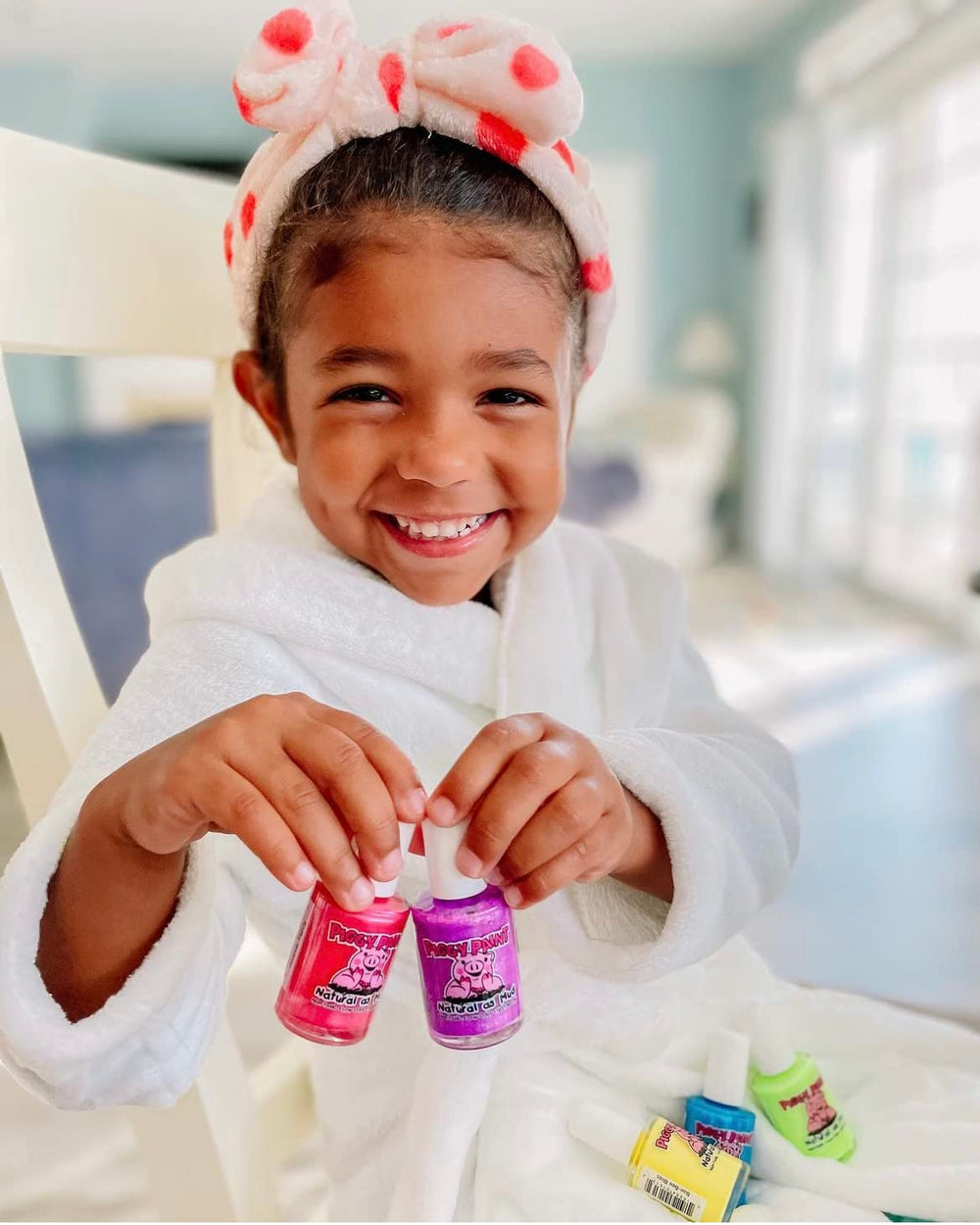 Piggy Paint Happy Hands Set cepillo suave para uñas infantiles
