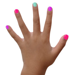 Piggy Paint Happy Hands Set esmalte 3 con tono suave para uñas